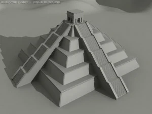 maya pyramid 3D Model