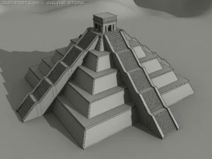 maya pyramid 3D Model