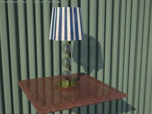 abajur cl&aacute;ssico Modelo 3D