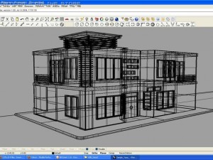 contemporary forest inspired house 3D मॉडल