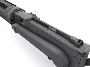 vickers machine aircraft variant 3D Model
