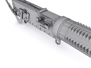 vickers machine aircraft variant 3D Модель