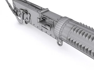 vickers machine aircraft variant 3D Model