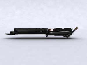 vickers machine aircraft variant 3D Модель