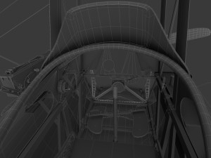 nieuport 28 c1 french ww1 biplane fighter Modelo 3D