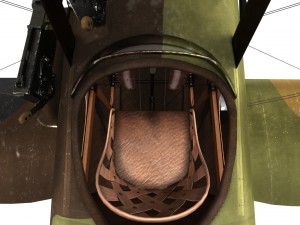nieuport 28 c1 french ww1 biplane fighter Modelo 3D