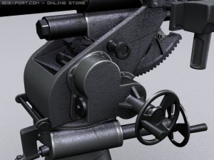 soviet naval 45mm 21k 3Dモデル