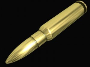 762x51mm nato cartridge 3D Модель