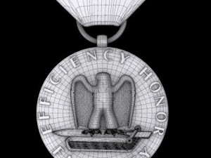 us air force good conduct medal 3D मॉडल