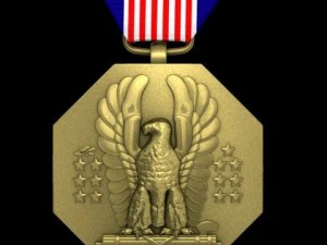 us soldiers medal 3D Model