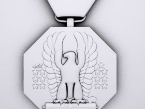 us soldiers medal 3D-Modell