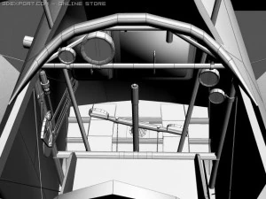nieuport 24 ww1 biplane fighter 3D Model