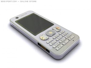 sony ericsson w890i cell phone 3D Model