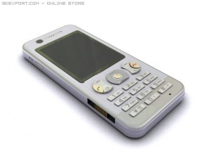 sony ericsson w890i cell phone 3D Модель
