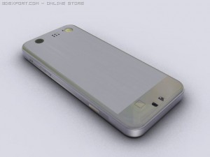 sony ericsson w890i cell phone Modello 3D