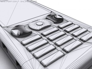 sony ericsson w890i cell phone Modello 3D