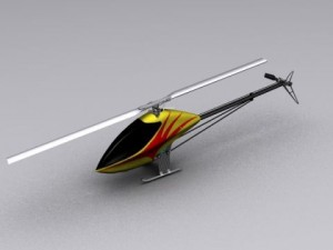 helicopter rc model 3Dモデル