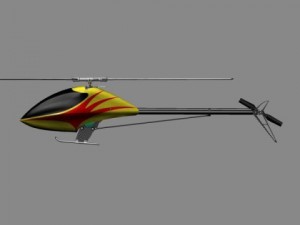 helicopter rc model 3Dモデル