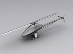 helicopter rc model 3D Model