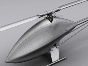 helicopter rc model 3D Model