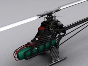 helicopter rc model 3D Model