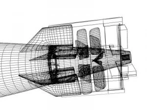 g7e t1 torpedo 3D Model