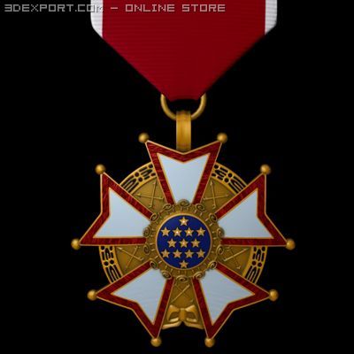 legion of merit Modelo 3D .c4d .max .obj .3ds .fbx .stl .blend 