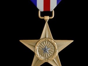silver star medal 3D मॉडल