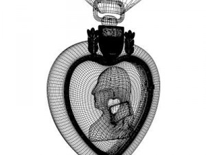 purple heart medal Modelo 3D