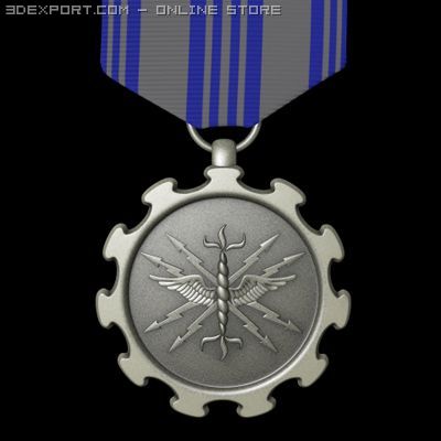 air force achievement medal 3D in 3DExport