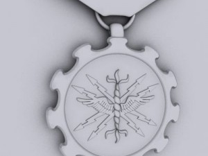air force achievement medal Modèle 3D