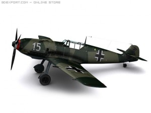 messerschmitt bf109e3 emil Modelo 3D