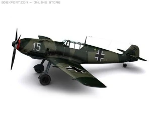 メッサーシュミット bf109e3 エミル 3Dモデル