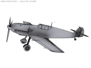 messerschmitt bf109e3 emil Modelo 3D