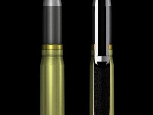 german 20mm mg 15120 cartridge with cutaway 3D मॉडल