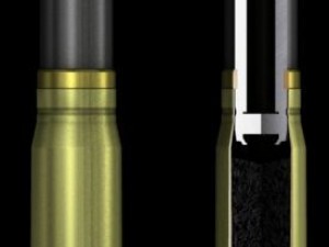 german 20mm mg 15120 cartridge with cutaway 3D Model