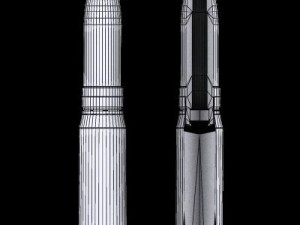 german 20mm mg 15120 cartridge with cutaway 3D Model
