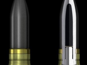 german 20mm mg15120 cartridge with cutaway Modello 3D
