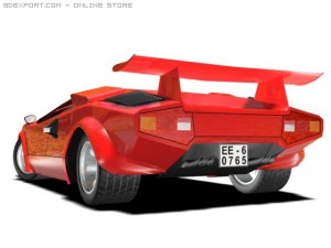 lamborghini countach 3D Модель