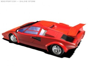 lamborghini countach 3D Модель