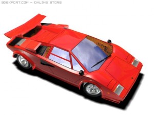 lamborghini countach 3D Модель