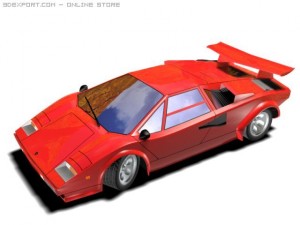 lamborghini countach 3D Модель