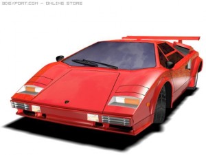 lamborghini countach 3D Модель