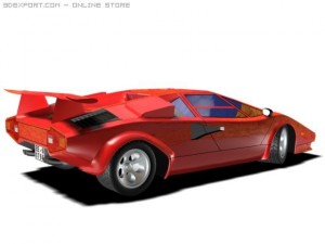 lamborghini countach 3D Модель