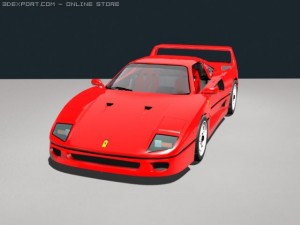 ferrari f40 Modelo 3D