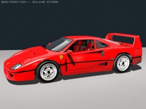 ferrari f40 Modelo 3D
