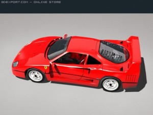 ferrari f40 Modelo 3D