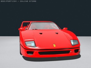 ferrari f40 Modelo 3D