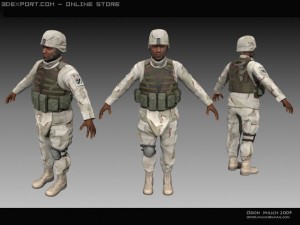 us army soldier Modelo 3D
