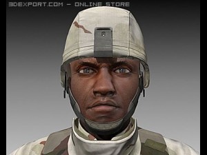 us army soldier 3D Model